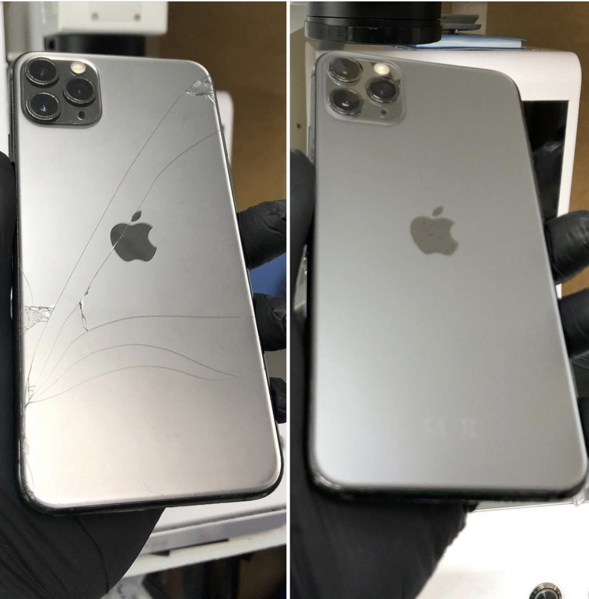 Замена задней крышки iPhone 11 Pro лазером в Пензе