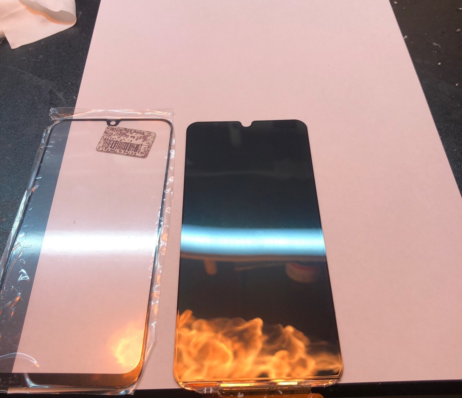 замена стекла дисплея samsung a50 в пензе на профессиональном оборудовании замена стекла дисплея samsung a50 пенза